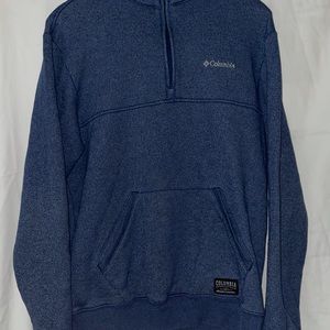 Columbia quarter zip sweatshirt blue LIKE NEW